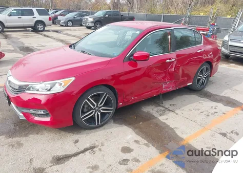 2017 Honda Accord Sport из США, поврежденный, VIN 1HGCR2F55HA021922